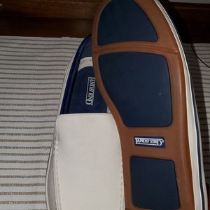 Mens Cream COLORE/Flats/Slipons BY LANDSEND
